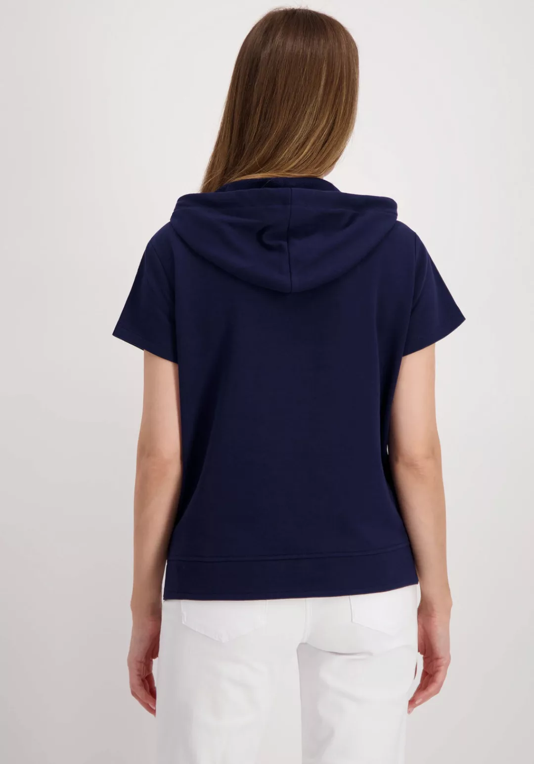 Monari Kapuzensweatshirt mit Schriftzug günstig online kaufen