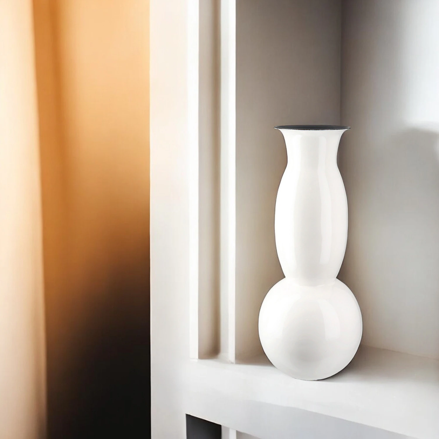 GILDE Tischvase »Vase Neo weiß H.42,5 cm«, (1 St.) günstig online kaufen