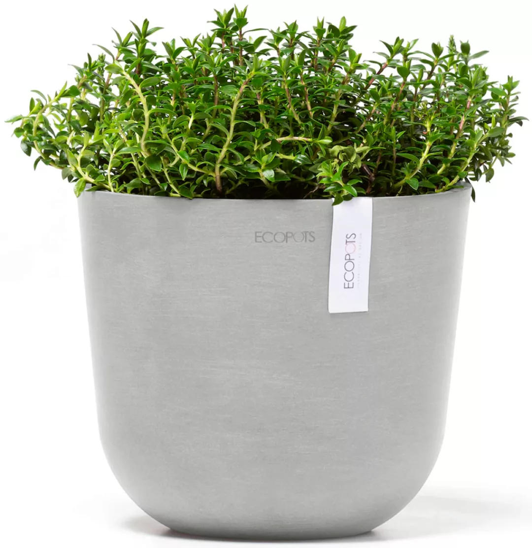 ECOPOTS Blumentopf "Oslo Mini 19 Weißgrau", für den Innenbereich günstig online kaufen