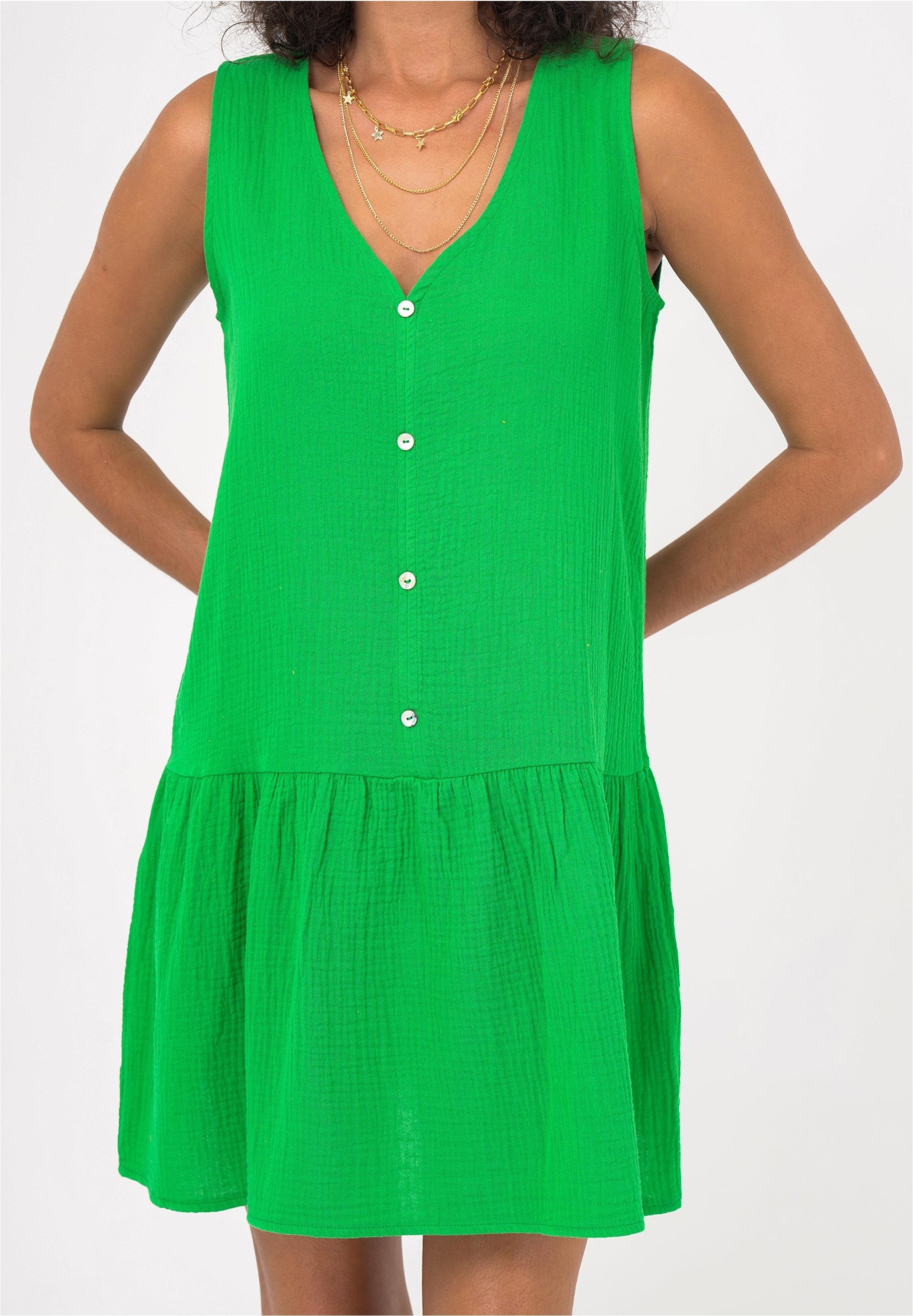 freshlions Jerseykleid "Penelope", (1 tlg.), mit klassischem V-Ausschnitt günstig online kaufen