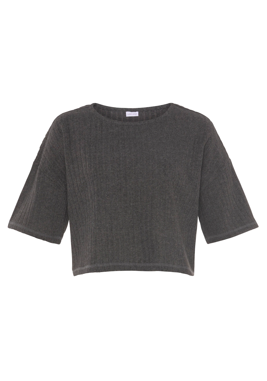 LASCANA 3/4-Arm-Shirt /Loungeshirt/Strickshirt aus weichem Strick, Loungewe günstig online kaufen