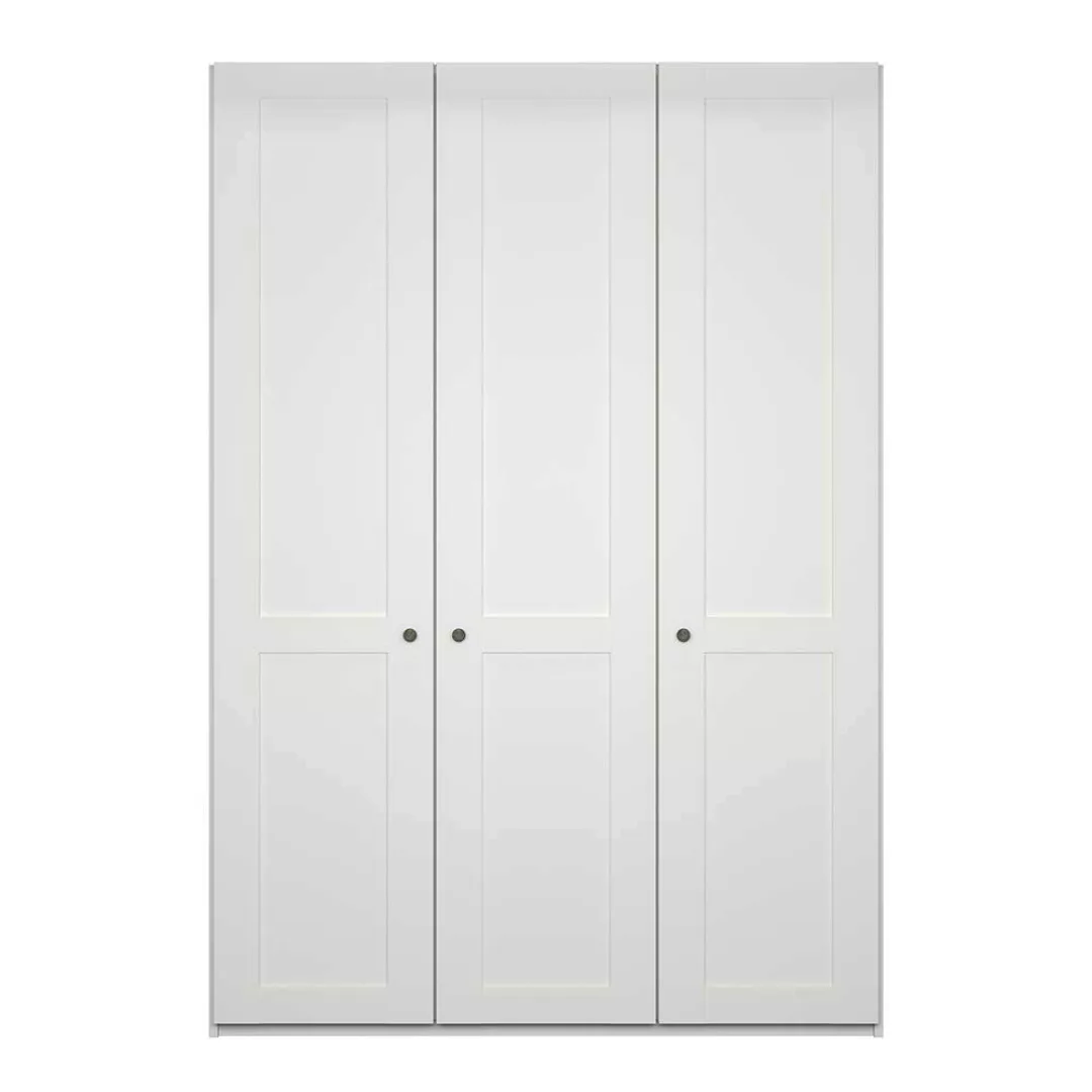 Weisser Kleiderschrank 150 cm im Landhausstil Made in Germany günstig online kaufen