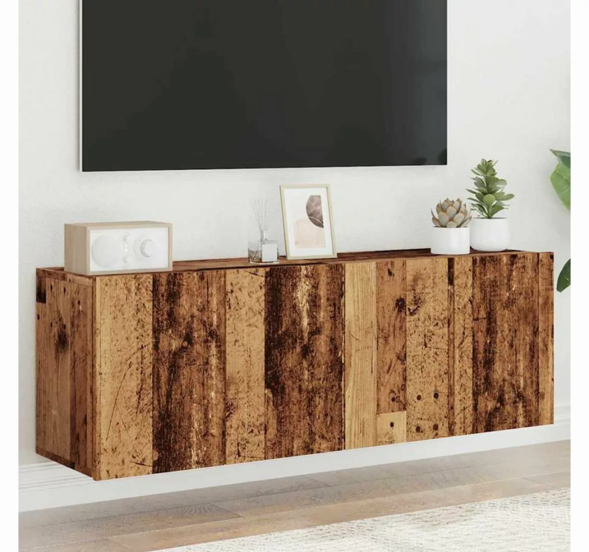 vidaXL TV-Schrank TV-Wandschränke 2 Stk. Altholz-Optik 60x30x41 cm günstig online kaufen