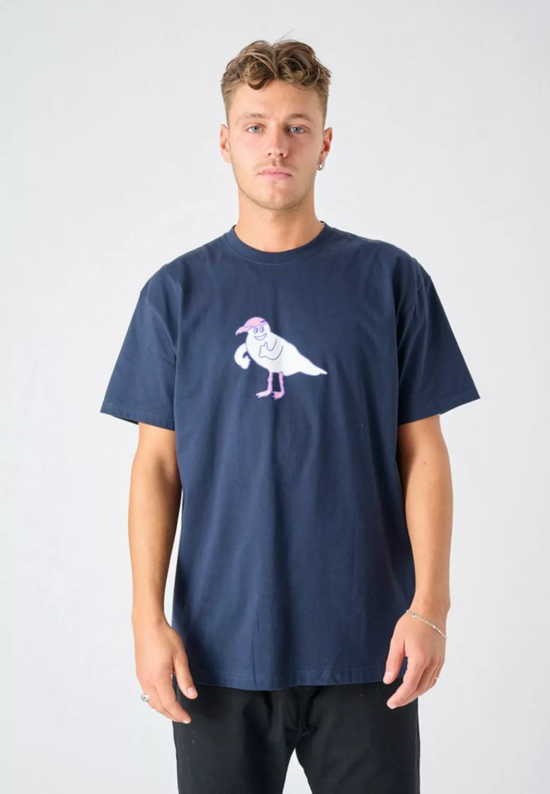 Cleptomanicx T-Shirt Gull Cap (1-tlg) In lockerem Schnitt günstig online kaufen