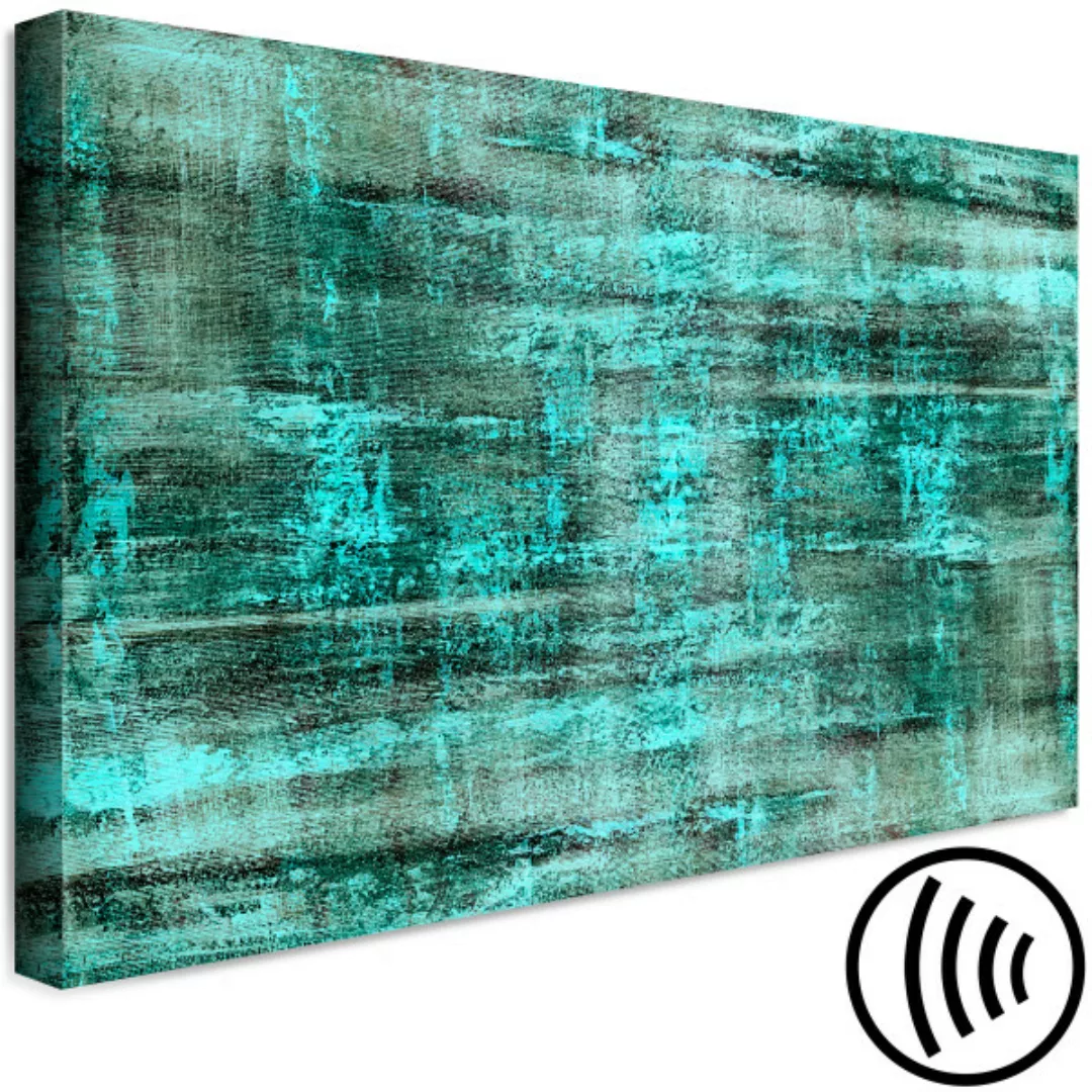 Leinwandbild Emerald Waves (1 Part) Wide XXL günstig online kaufen