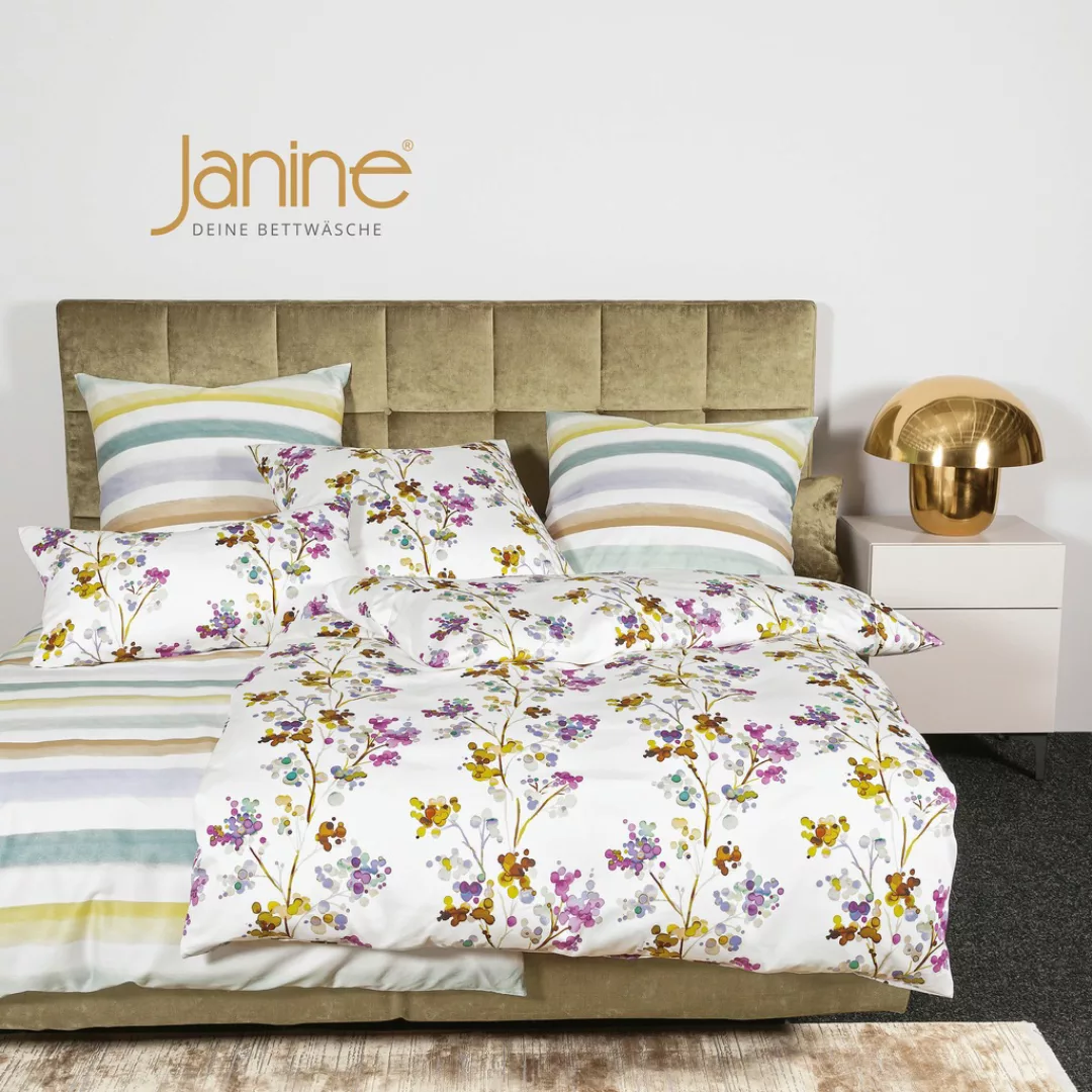 Janine Janine Mako-Satin moments 98113 platin graphit naturell Größe:  240x günstig online kaufen