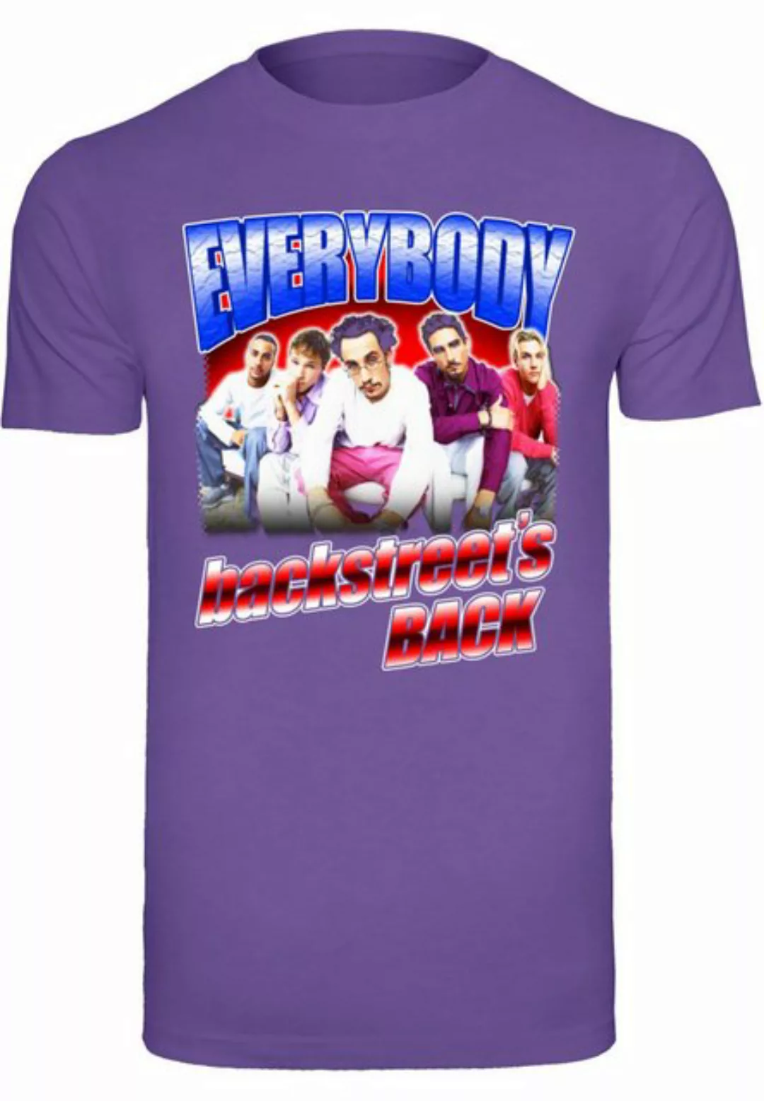 Merchcode T-Shirt Merchcode Herren Backstreet Boys - Everybody T-Shirt Roun günstig online kaufen