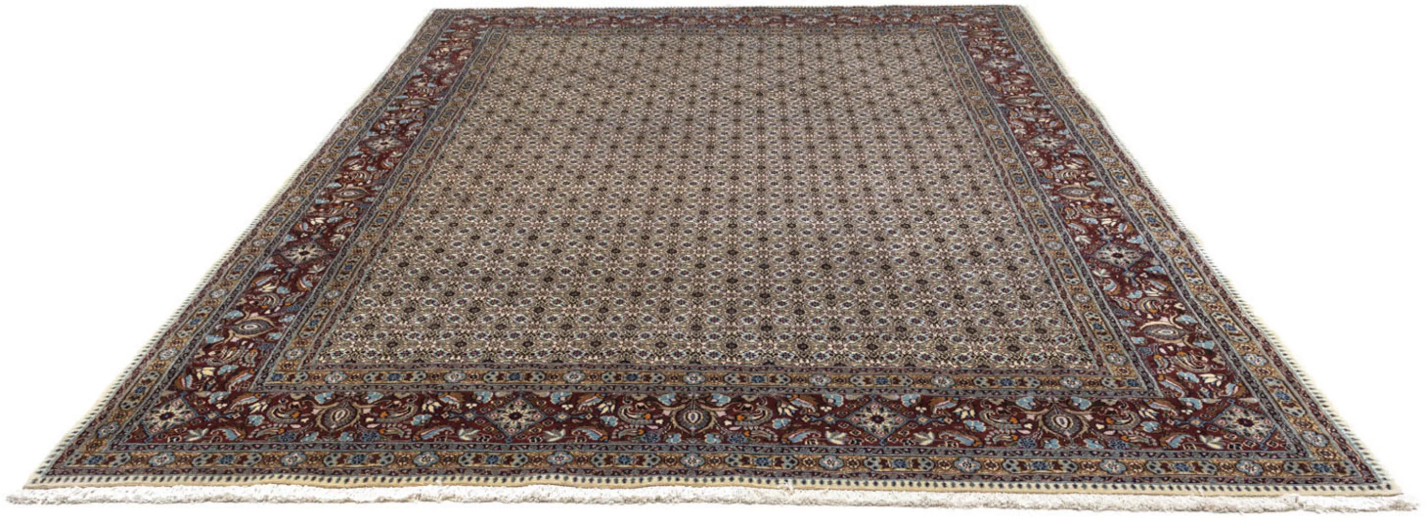 morgenland Wollteppich »Moud Stark Gemustert Beige 345 x 248 cm«, rechtecki günstig online kaufen