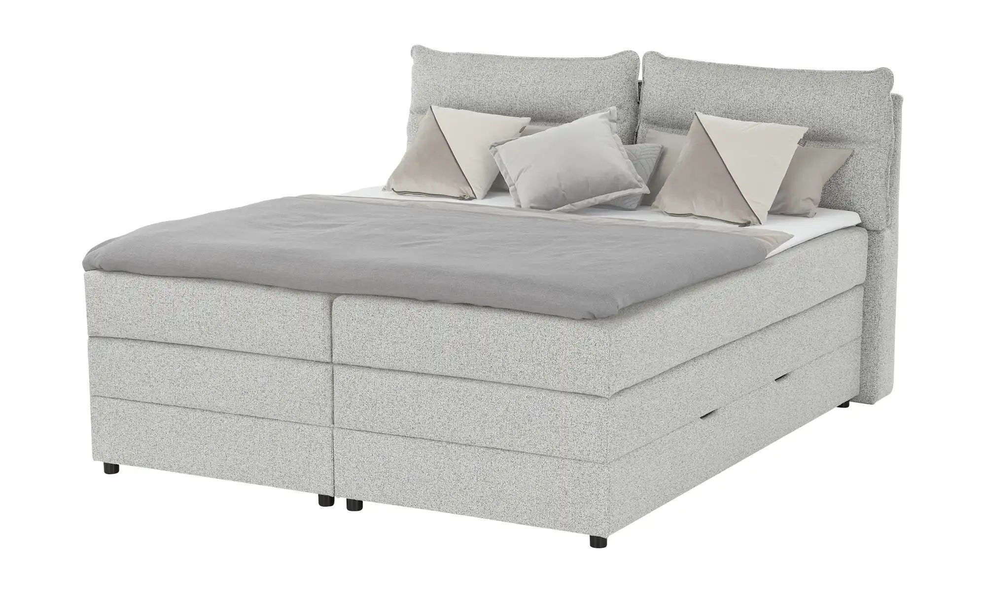 Boxspringbett mit Bettkasten Neto ¦ grau ¦ Maße (cm): B: 193 H: 109 Betten günstig online kaufen