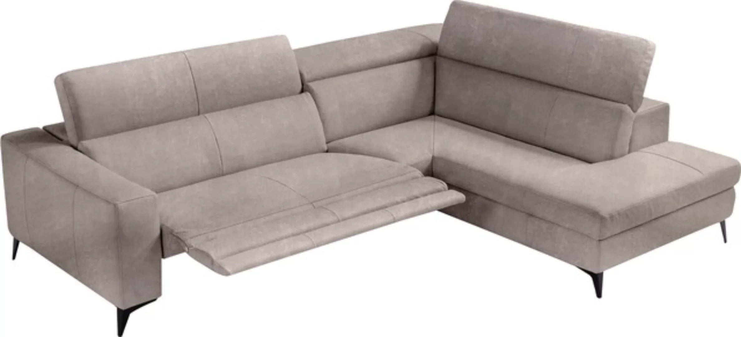 Egoitaliano Ecksofa »Edith, Designsofa mit hohem Sitzkomfort, L-Form«, inkl günstig online kaufen