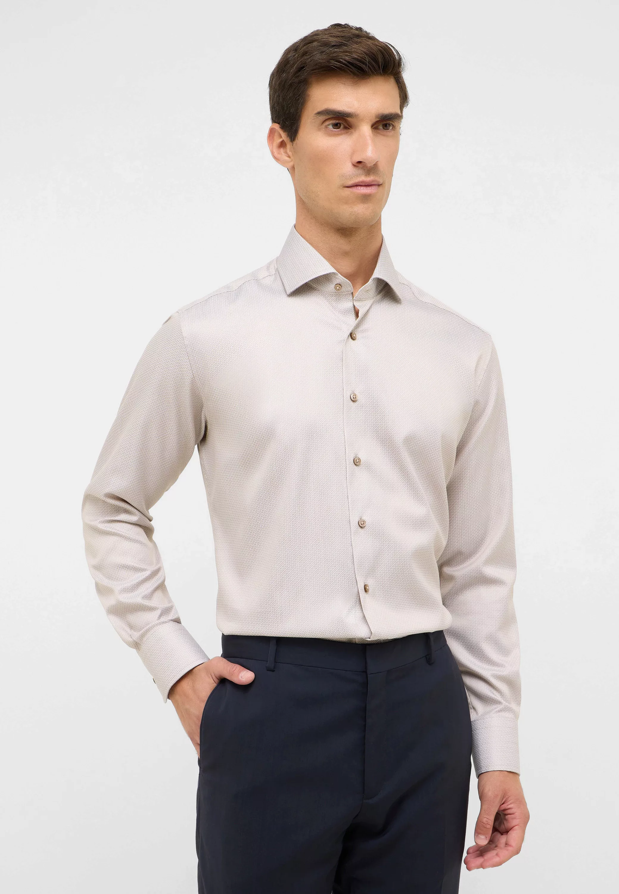 Eterna Langarmhemd "MODERN FIT", NON IRON (bügelfrei) günstig online kaufen