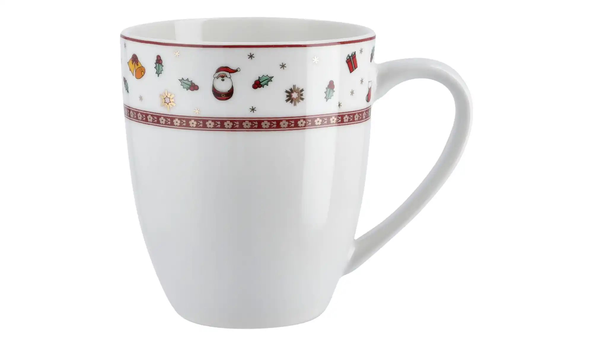 Peill+Putzler Kaffeebecher  Santa ¦ mehrfarbig ¦ Porzellan ¦ Maße (cm): H: günstig online kaufen