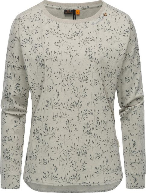 Ragwear Langarmshirt "Shimona Long Flowery", nachhaltigeres Damen Sweatshir günstig online kaufen