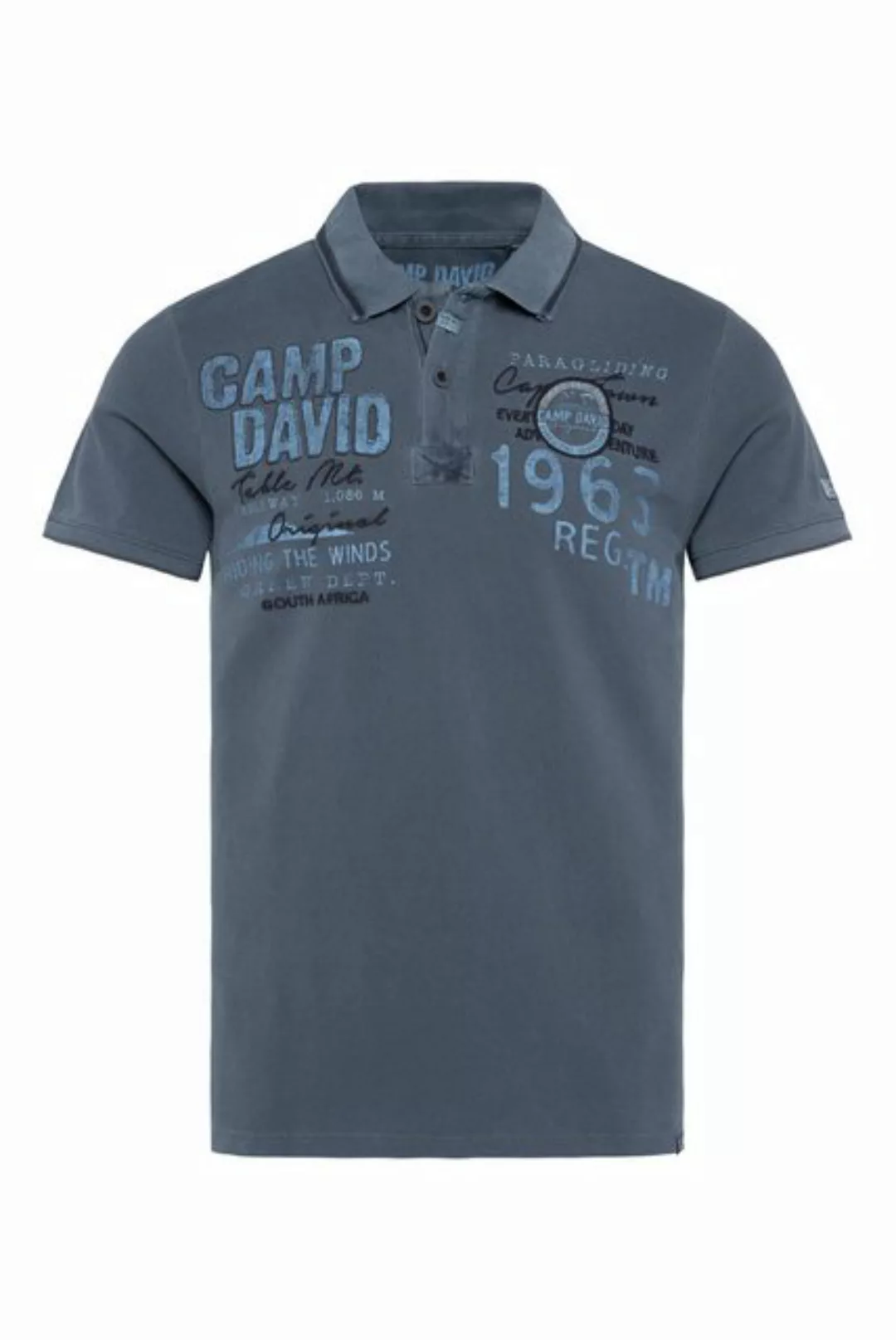 CAMP DAVID Poloshirt Poloshirt PARAGLIDING CAPE TOWN I (1-tlg) günstig online kaufen