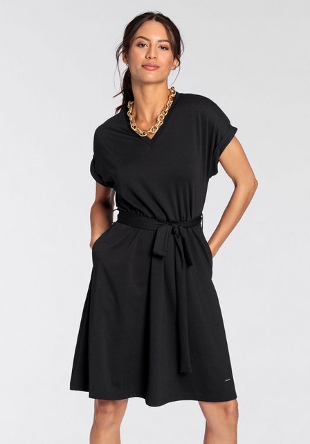 Bruno Banani Jerseykleid geschnürter Rücken günstig online kaufen