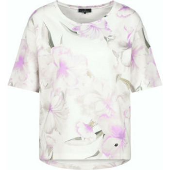 Monari  T-Shirt Rundhals T-Shirt für Damen in unifarben günstig online kaufen