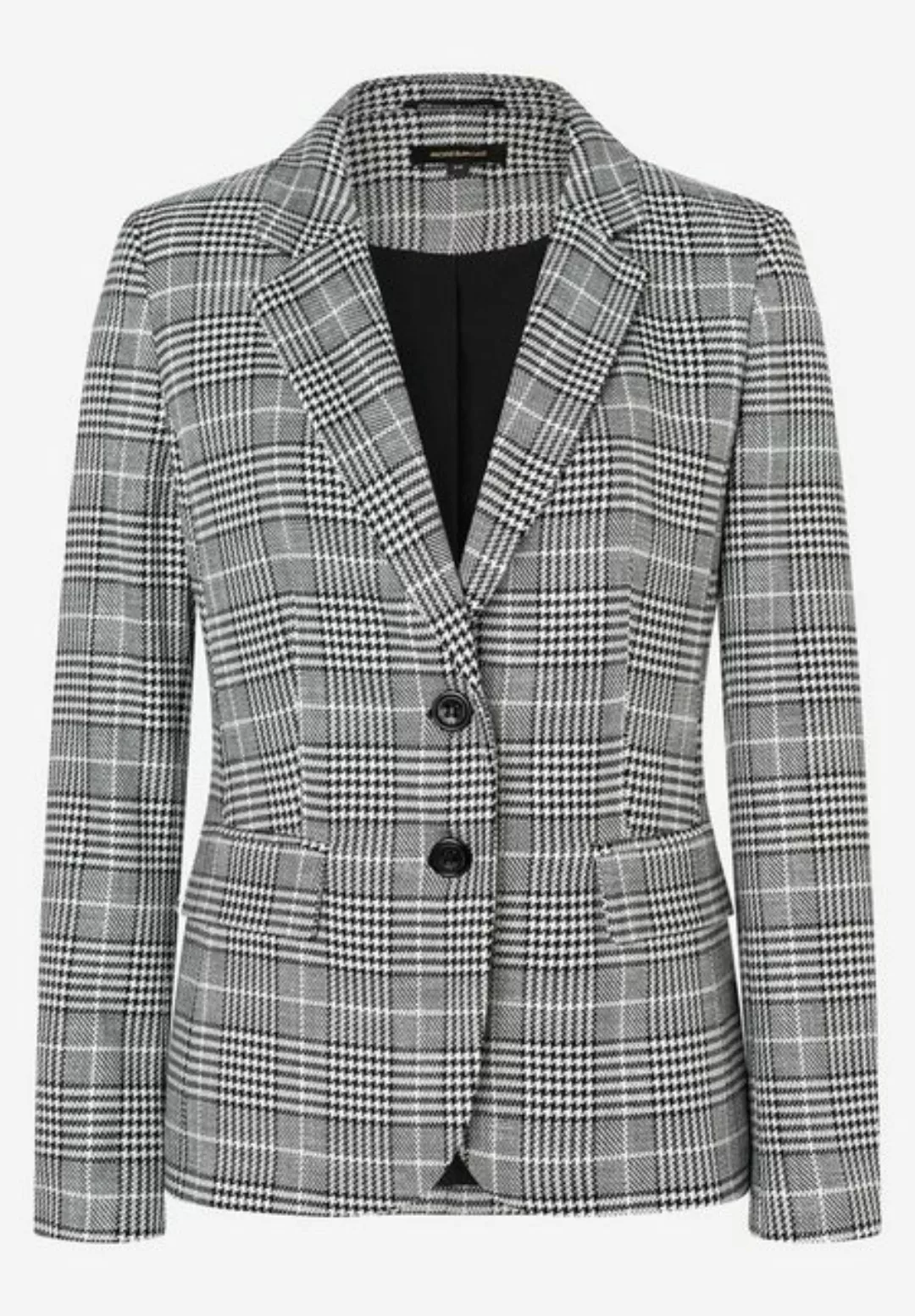 Glencheck Blazer, schwarz/ecru, Herbst-Kollektion günstig online kaufen