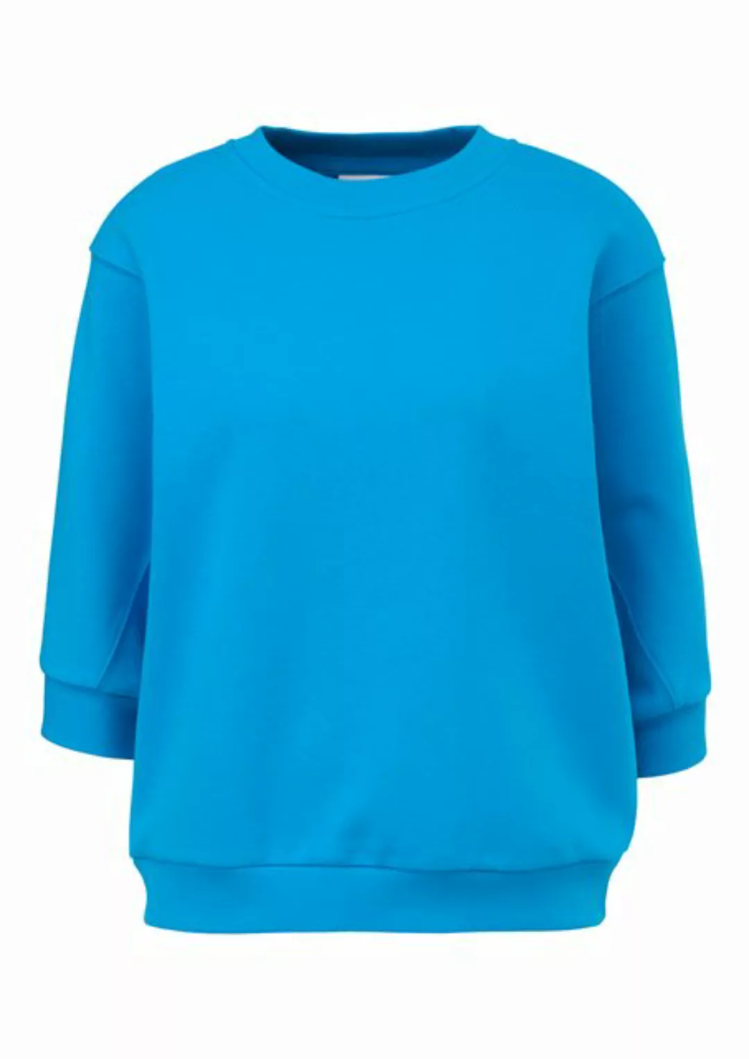 comma casual identity Sweatshirt Sweatshirt mit weiten 3/4-Ärmeln günstig online kaufen