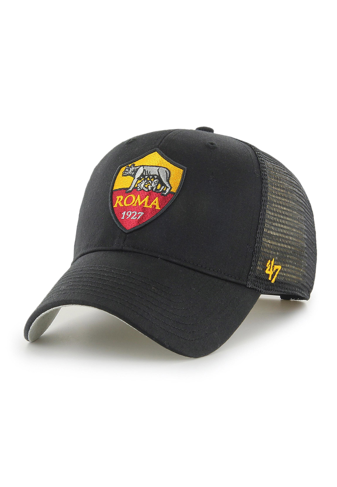 47 Brand Trucker Cap AS ROMA ITFL-BRANS01CTP-BKC Schwarz günstig online kaufen