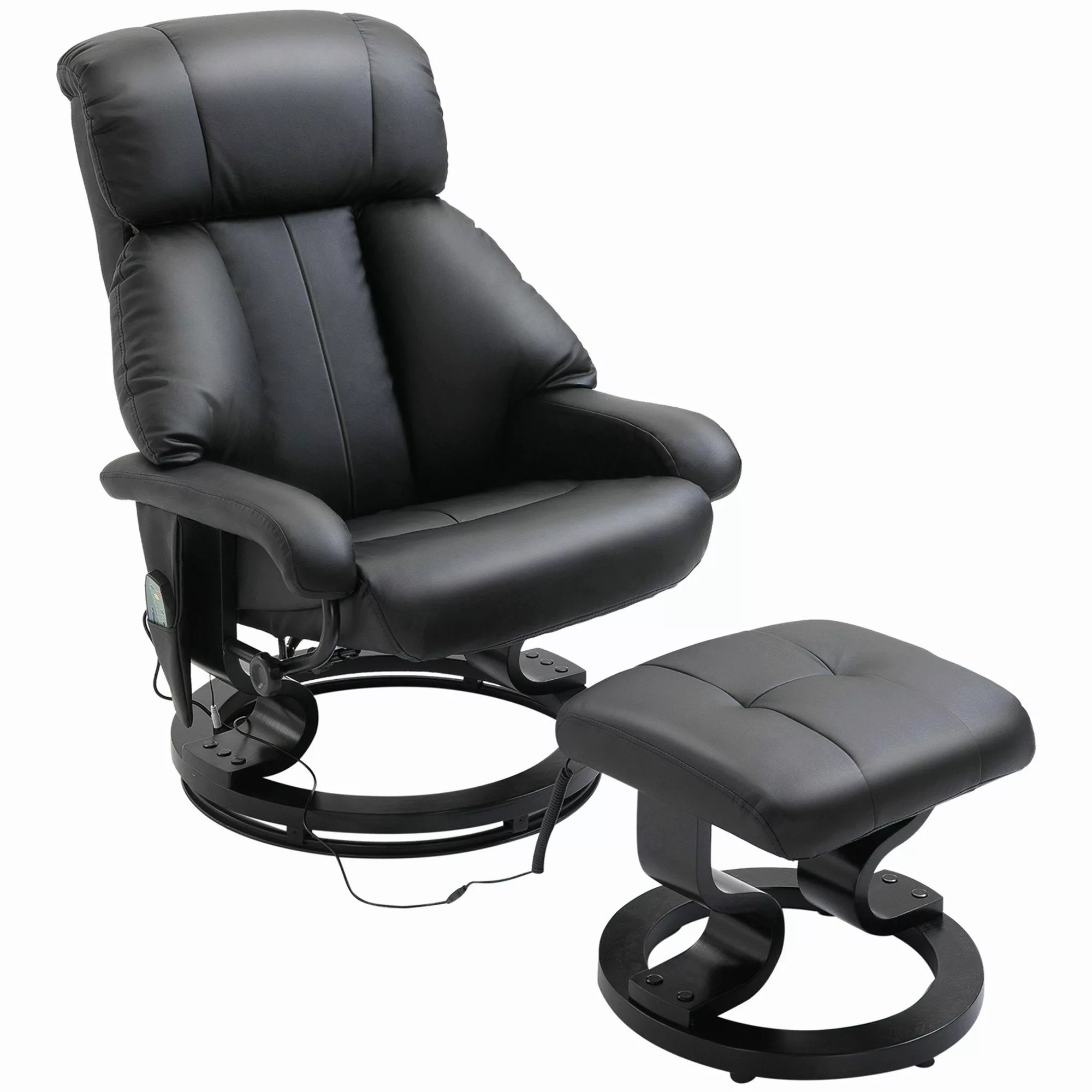 HOMCOM Massagesessel Relaxsessel mit Hocker, Relaxliege, günstig online kaufen