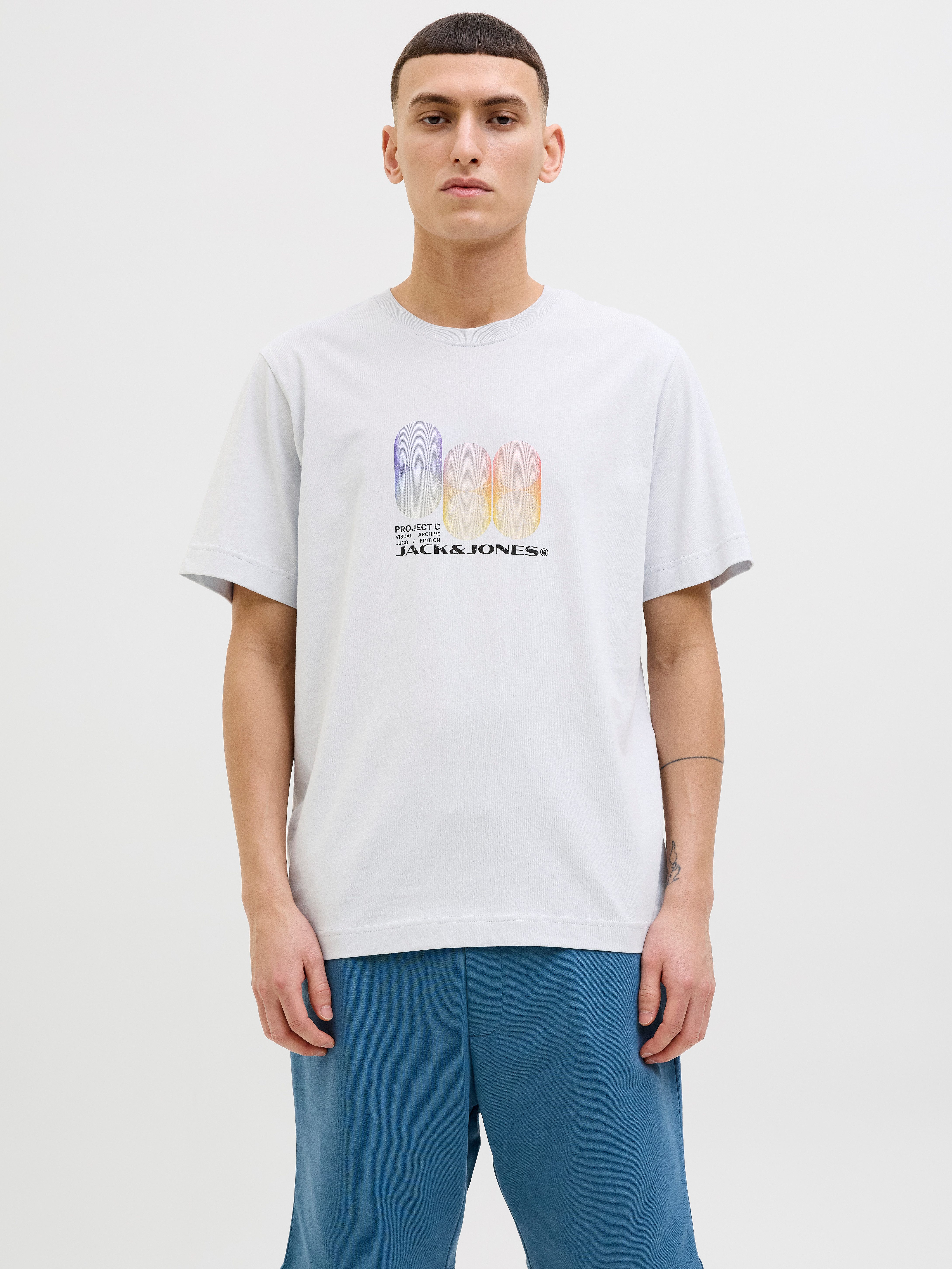 Jack & Jones Print-Shirt "JCOCALMA TEE SS CREW NECK FST", mit Frontprint günstig online kaufen