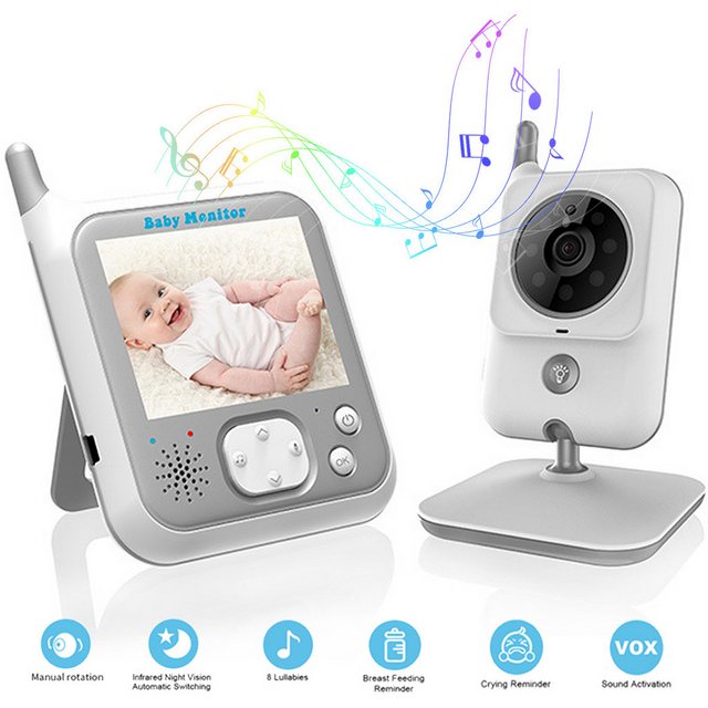 GOOLOO Babyphone Babyphone mit Kamera 3.5 Zoll Video-Babyphone LCD babyfon günstig online kaufen