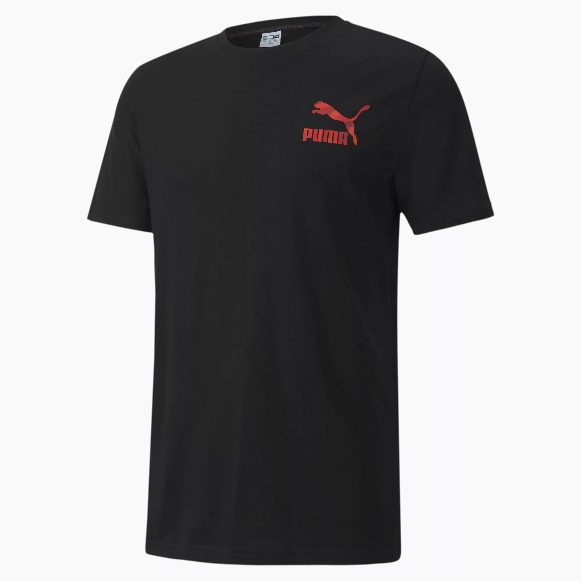 PUMA Classics Herren T-Shirt mit Logografik | Mit Aucun | Schwarz | Größe: günstig online kaufen