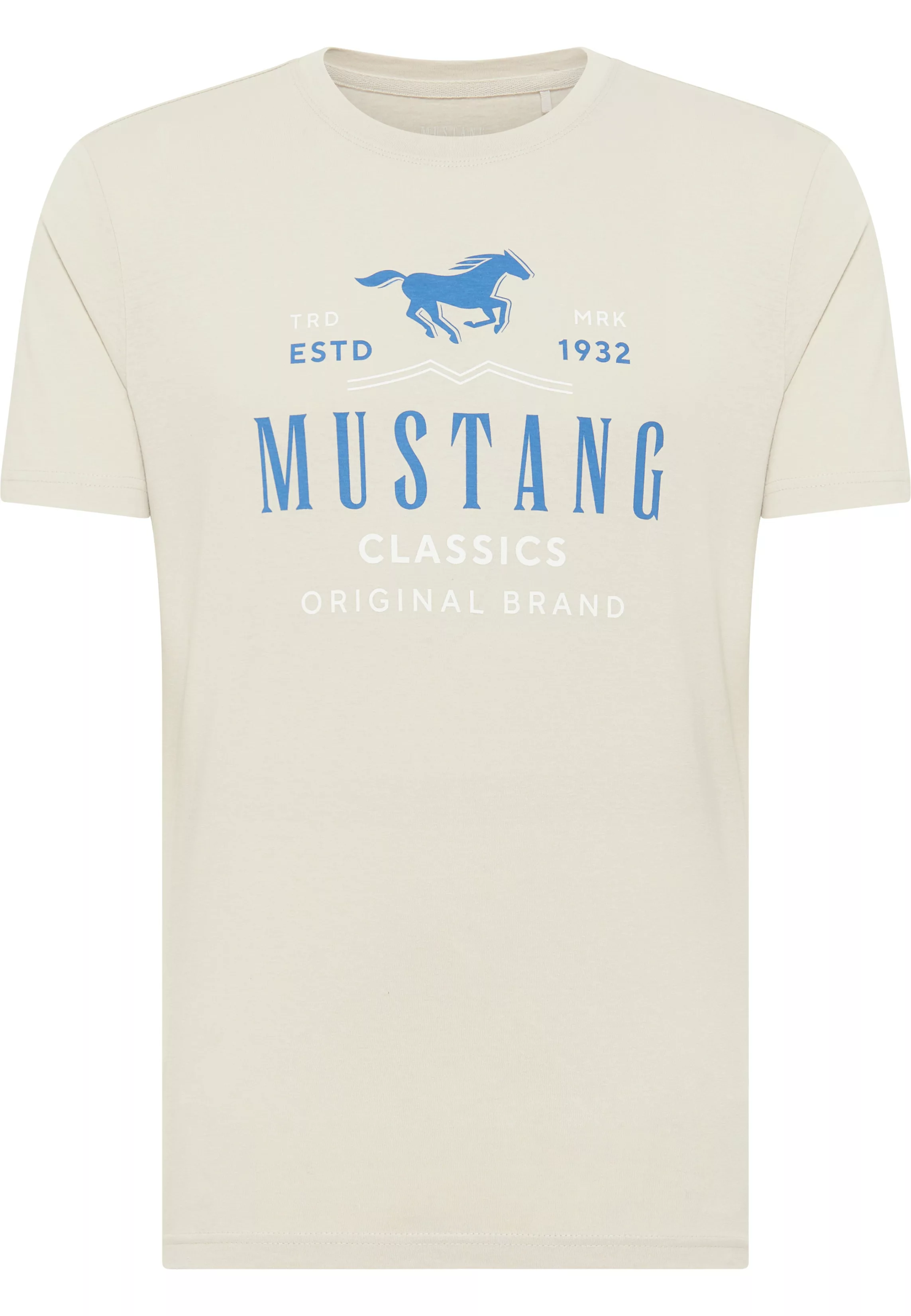 MUSTANG Kurzarmshirt "Print-Shirt" günstig online kaufen