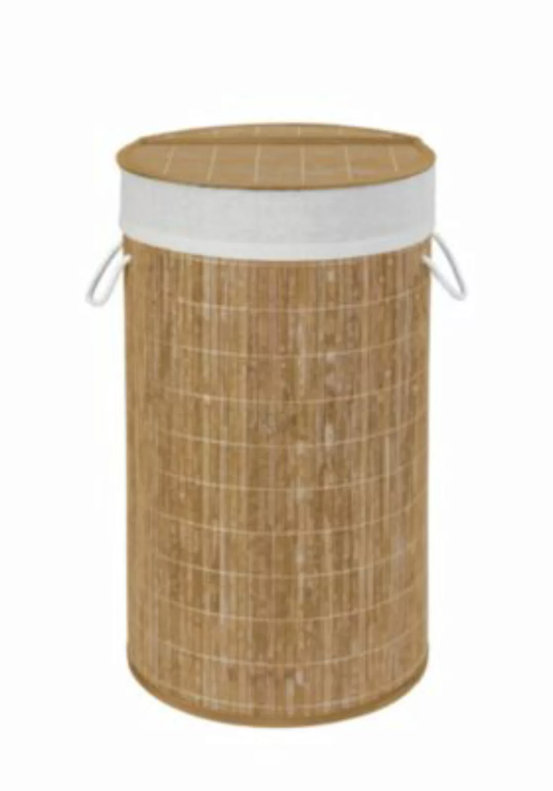 WENKO Wäschetruhe Bamboo Natur, Wäschekorb, 55 l natur günstig online kaufen