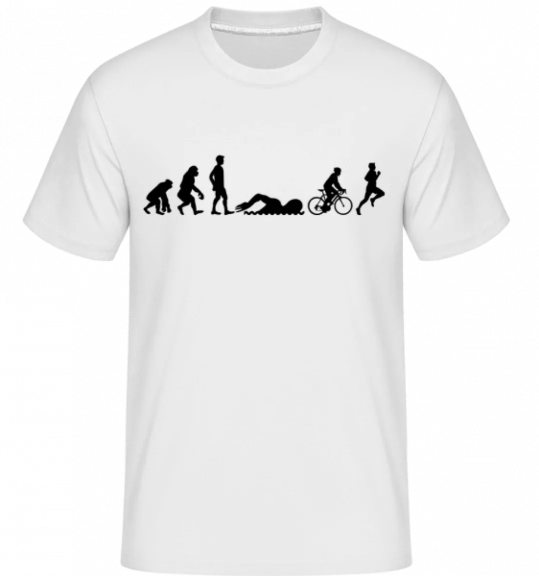 Evolution des Triathlons · Shirtinator Männer T-Shirt günstig online kaufen