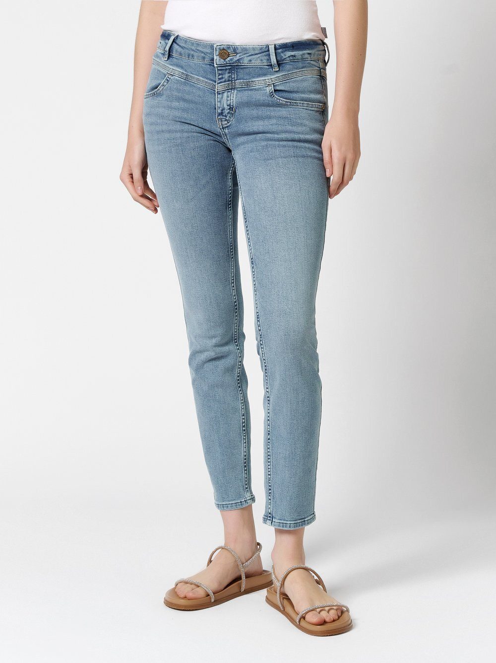 ROSNER 5-Pocket-Jeans Antonia_045 mit Hüftsattel vorne günstig online kaufen