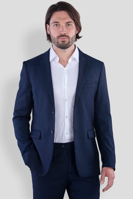 SANDER STELLAN Anzug Herren Business Anzug Slim Fit mit Kleidersack (Anzug günstig online kaufen