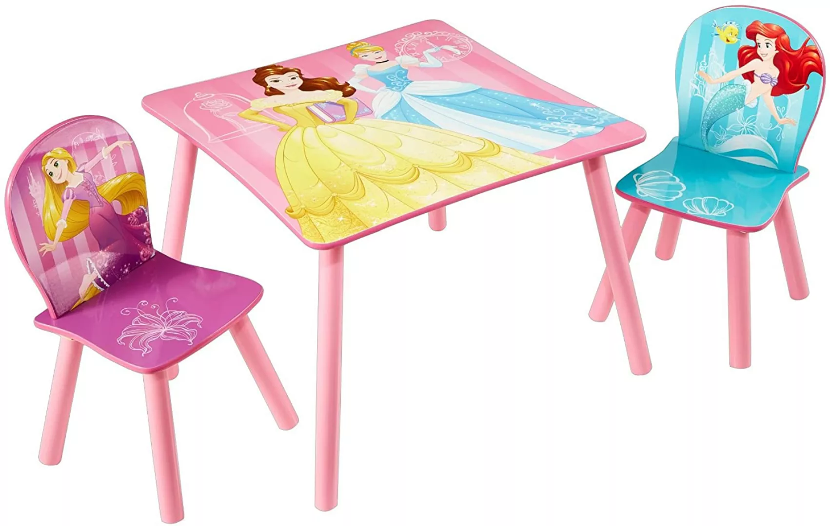 Disney Prinzessin - Set Aus Tisch Und 2 Stühlen Für Kinder  günstig online kaufen