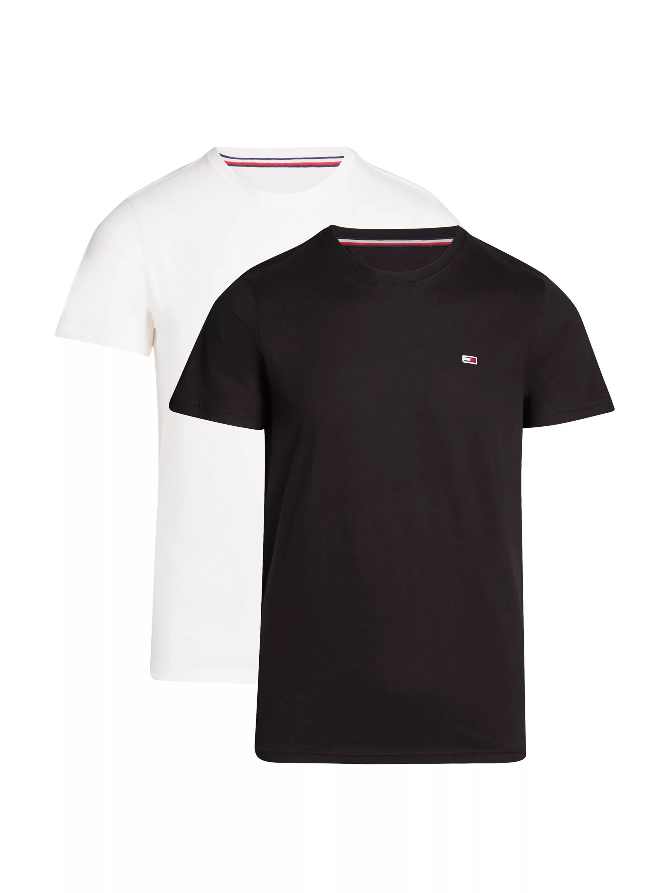 Tommy Jeans T-Shirt "TJM 2PACK SLIM JERSEY TEE", mit Markenlogo auf der Bru günstig online kaufen