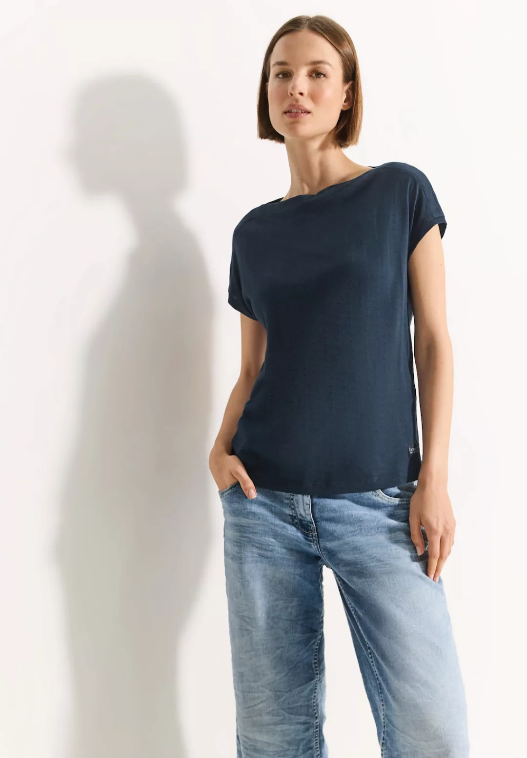 Cecil T-Shirt im soften Baumwoll-Mix günstig online kaufen