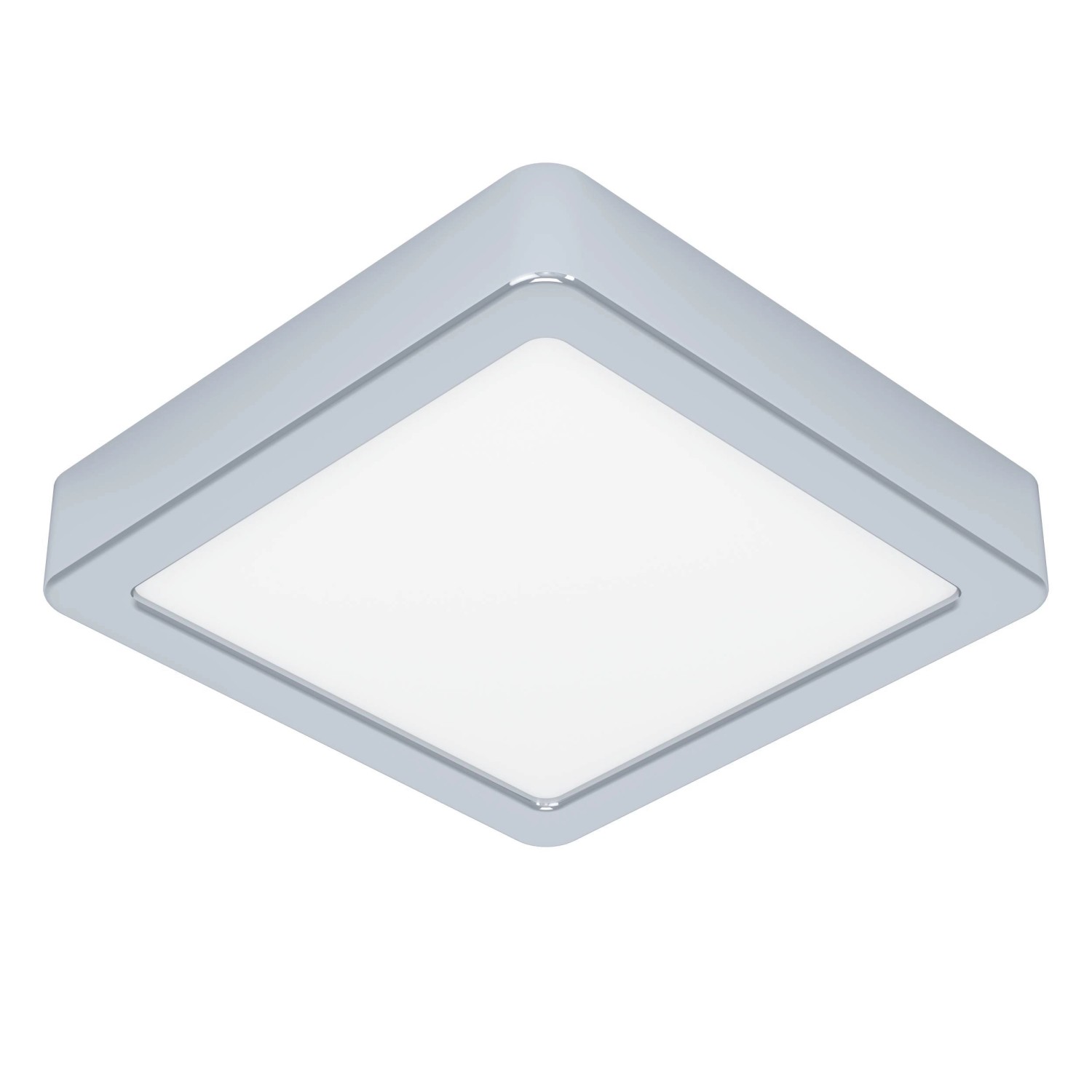 LED-Deckenlampe Fueva 5 IP44 3000K chrom 16x16cm günstig online kaufen