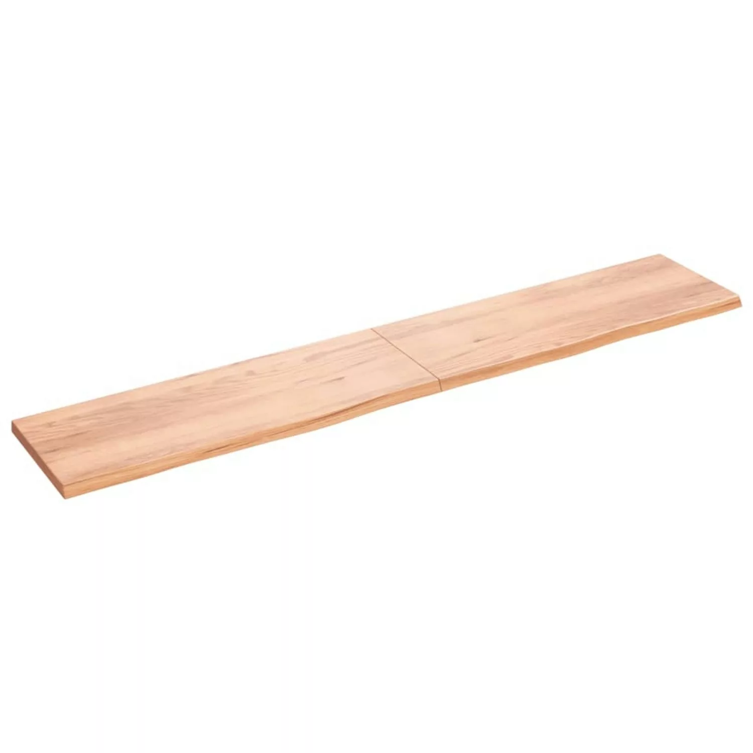 vidaXL Waschtischplatte Hellbraun 220x40x4 cm Massivholz Behandelt günstig online kaufen