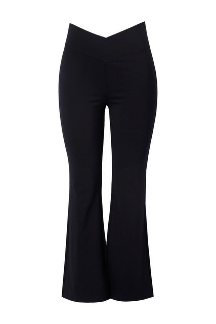 MIAMODA Lederimitathose Shapewear-Leggings Skinny Fit Schlag günstig online kaufen