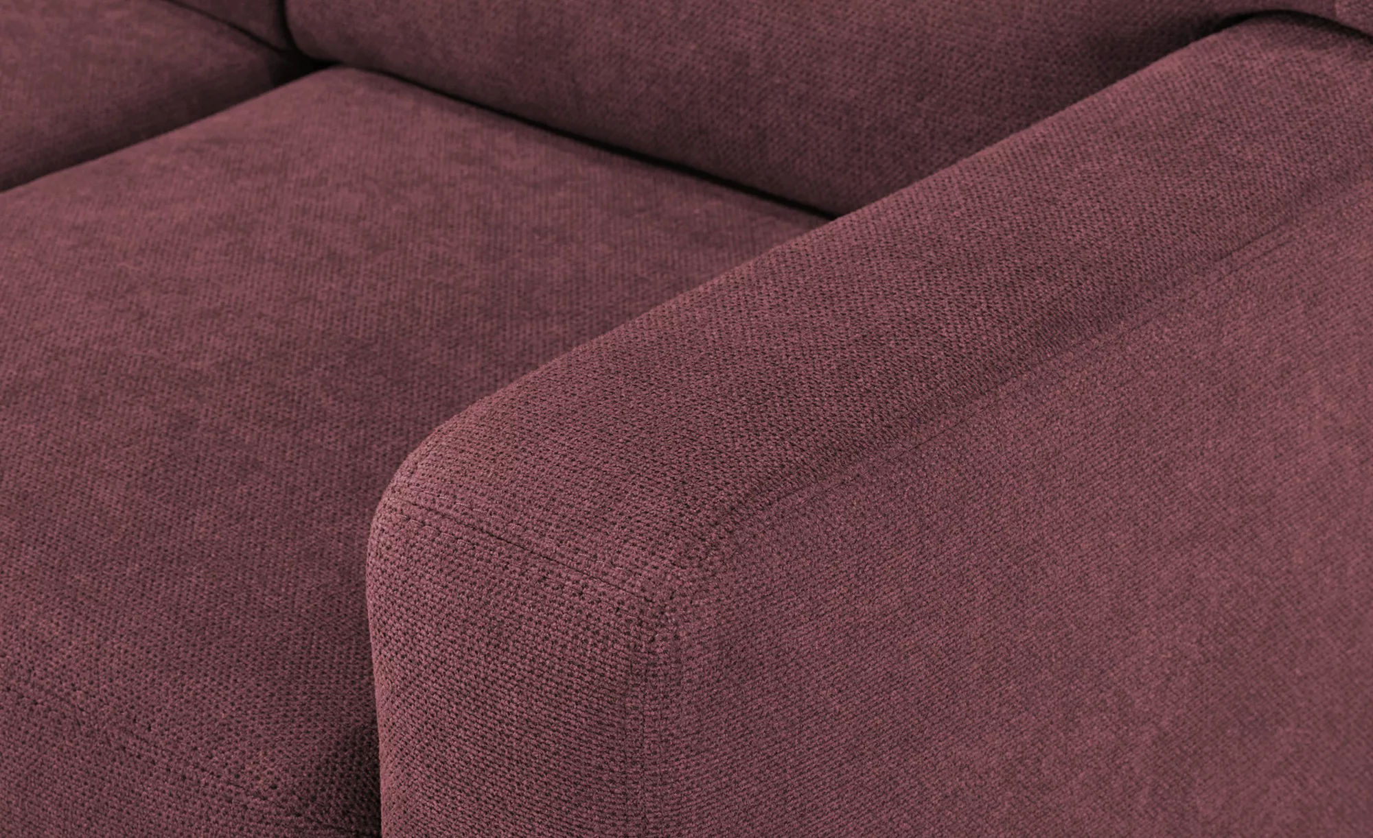 smart Sofa  Valencia ¦ rot ¦ Maße (cm): B: 152 H: 90 T: 93 Polstermöbel > S günstig online kaufen