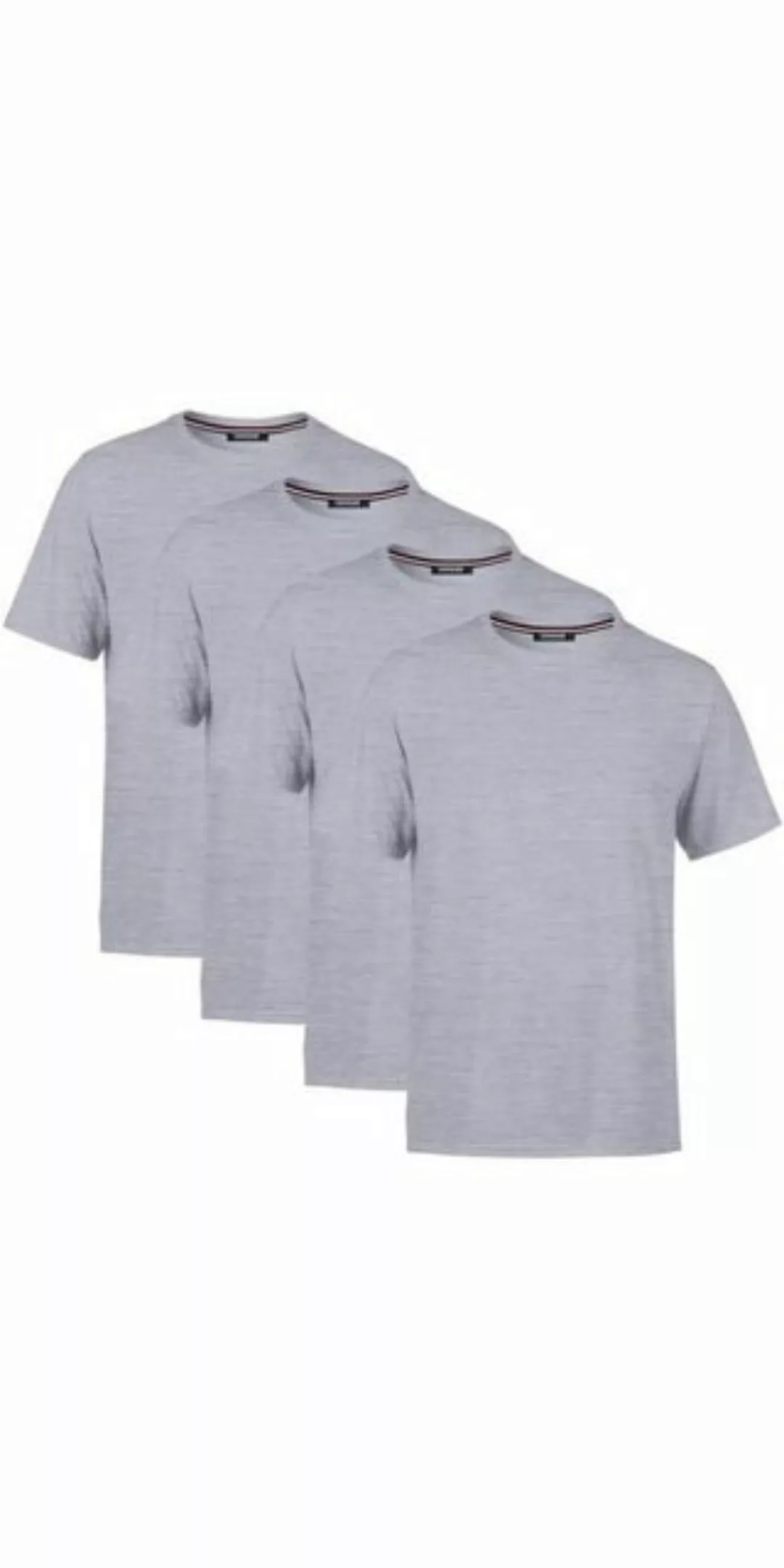 COMEOR T-Shirt Herren Basic T-Shirts Baumwolle (Packung, 4-tlg) mit gerader günstig online kaufen