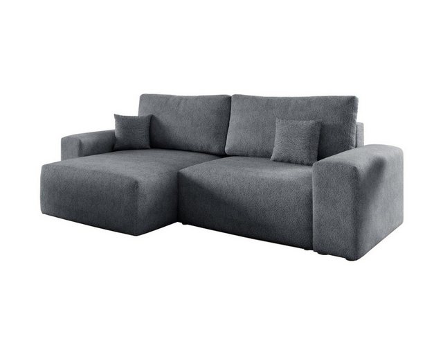 Deine Möbel 24 Wohnlandschaft MILKY 255 cm breit Ecksofa Sofa Wohnzimmer L- günstig online kaufen