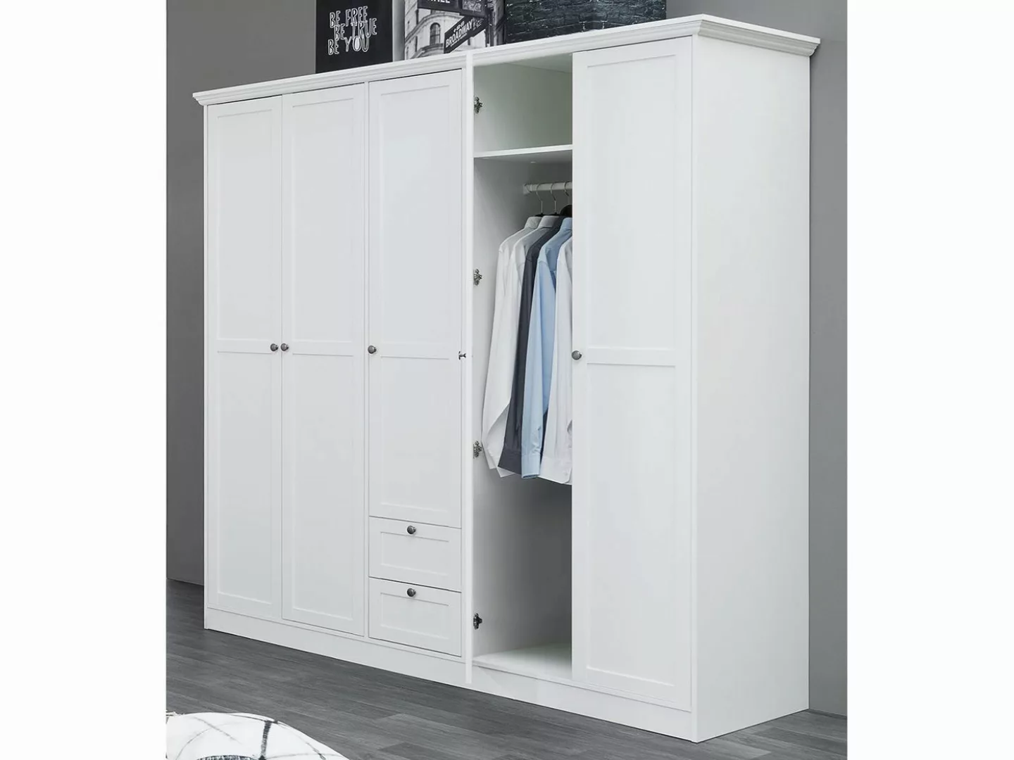 Finori Kleiderschrank 190 x 200 x 67 cm (B/H/T) günstig online kaufen