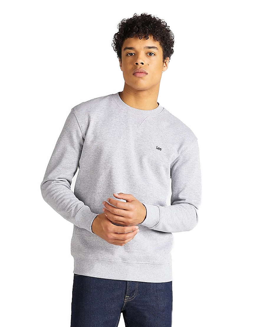 Lee Herren Rundhals Sweatshirt Plain Crew günstig online kaufen