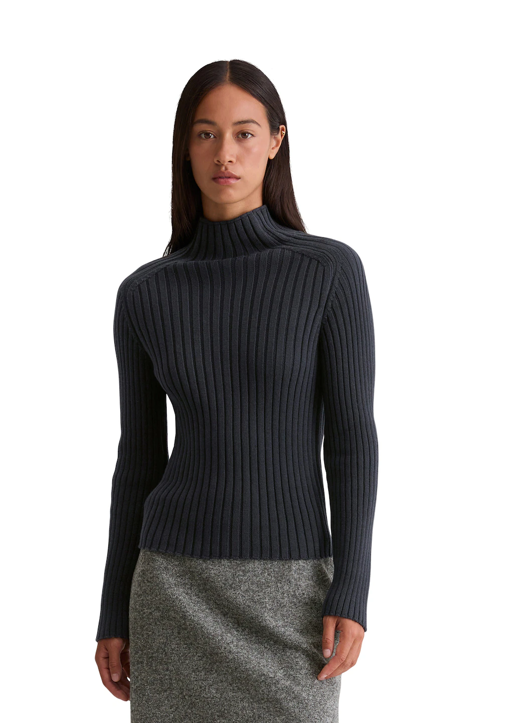 Marc OPolo Stehkragenpullover "aus Heavy Weight Cotton" günstig online kaufen