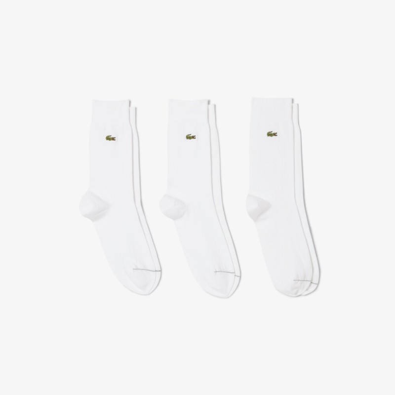 Lacoste 3-er Set Socken Weiß günstig online kaufen