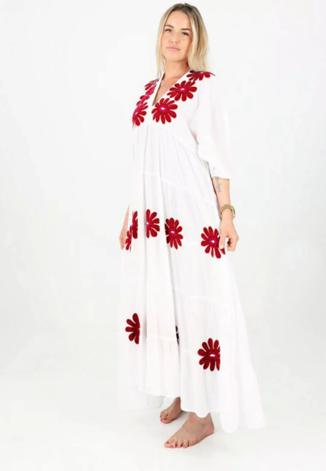 YC Fashion & Style Sommerkleid Oversized Sommer Kleid aus Baumwolle Boho günstig online kaufen