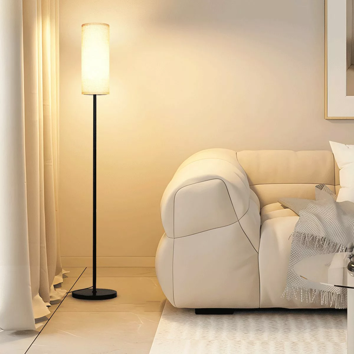 Simloveve Stehlampe 12W Dimmbar LED Stehlampe günstig online kaufen