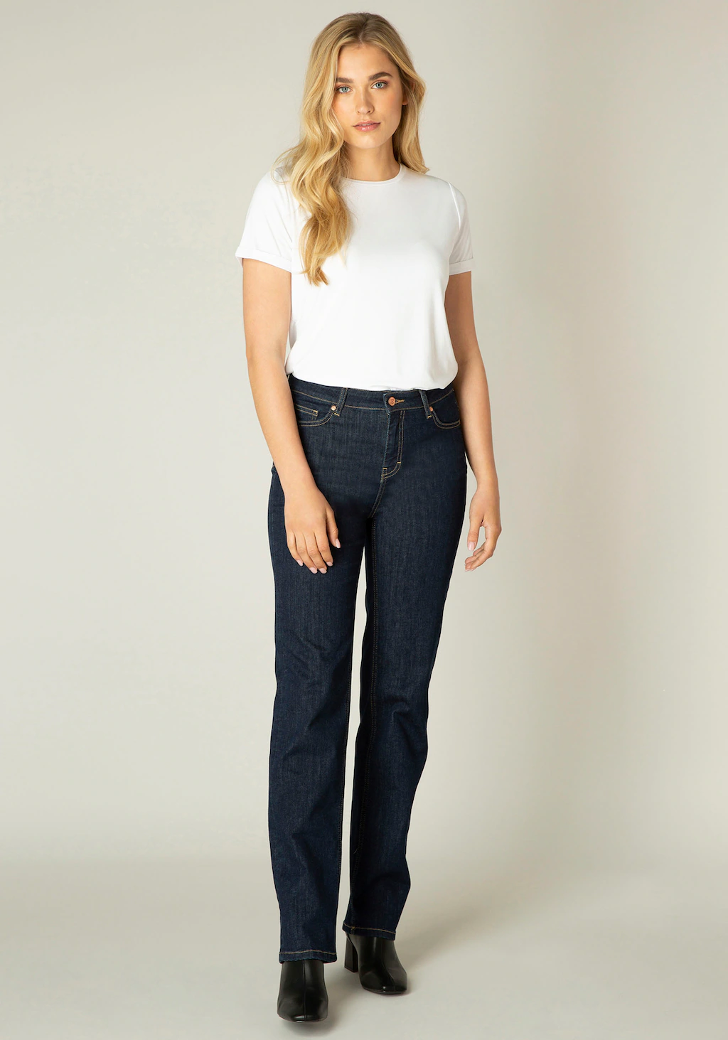 Base Level Straight-Jeans Elif High Waist günstig online kaufen