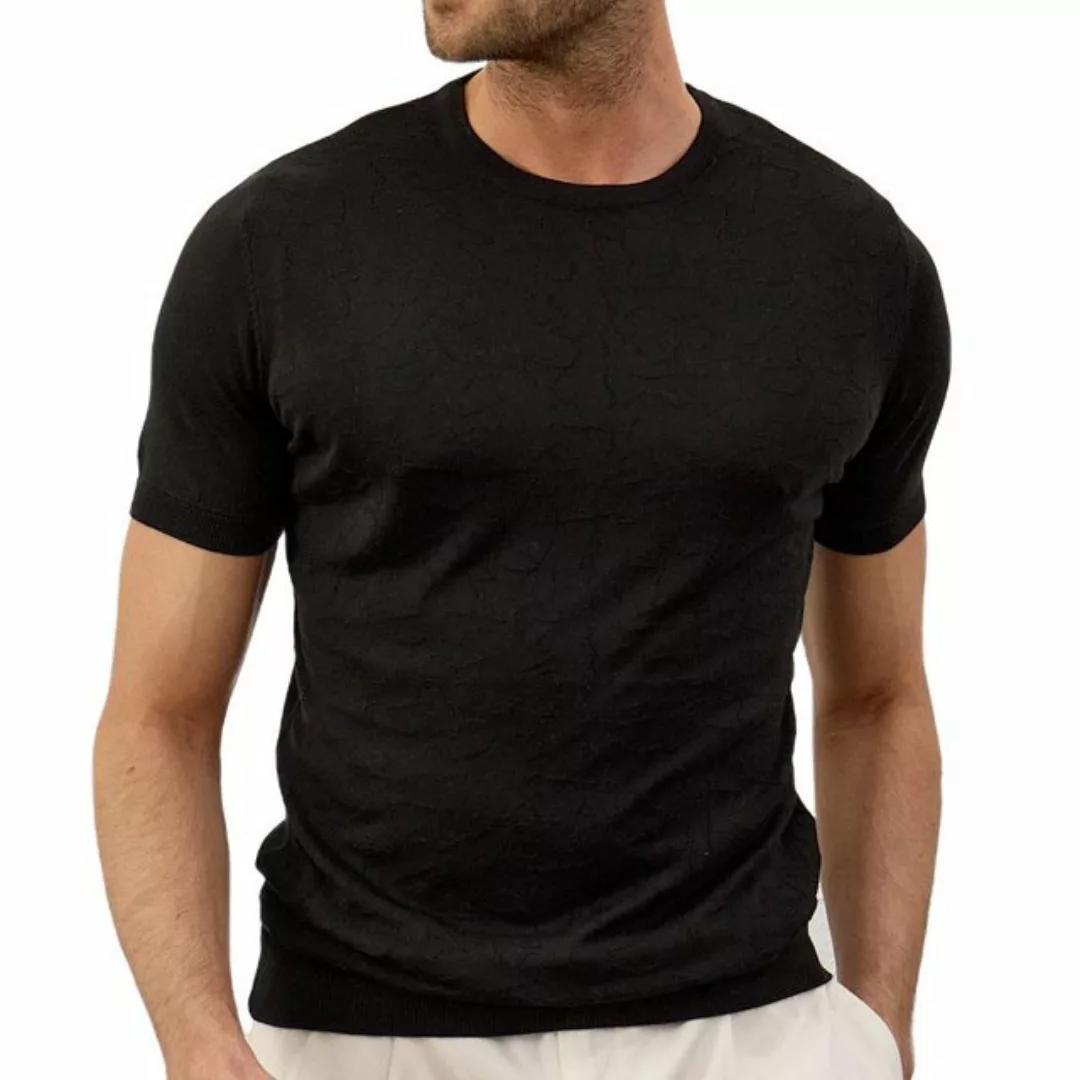 danger Poloshirt Herren Strick-T-Shirt – Schmale Passform, Rundhals, Lässig günstig online kaufen