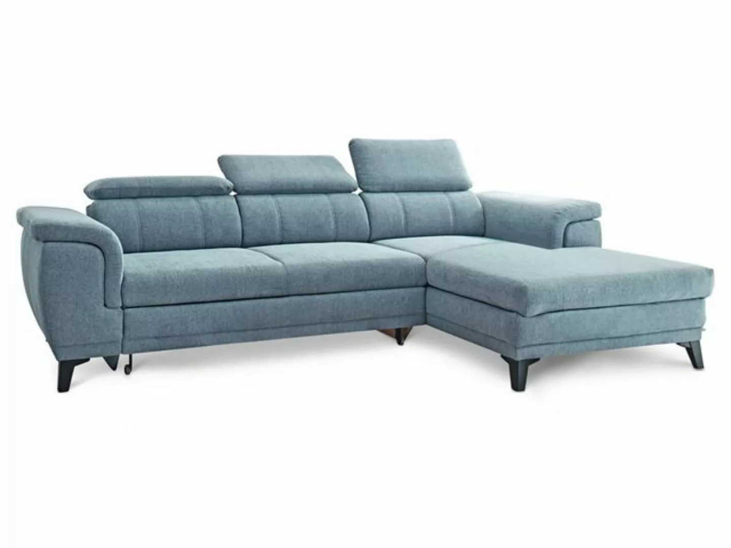 HARPER Polsterecke Polsterecke HARPER BELFAST BB 277x175 cm blau Ecksofa Wo günstig online kaufen